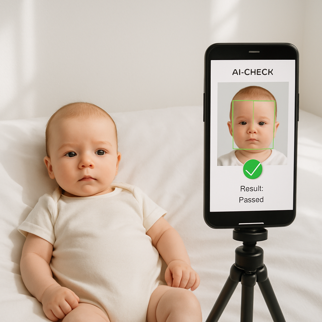 ICA Baby Passport Photo App with AI Checker