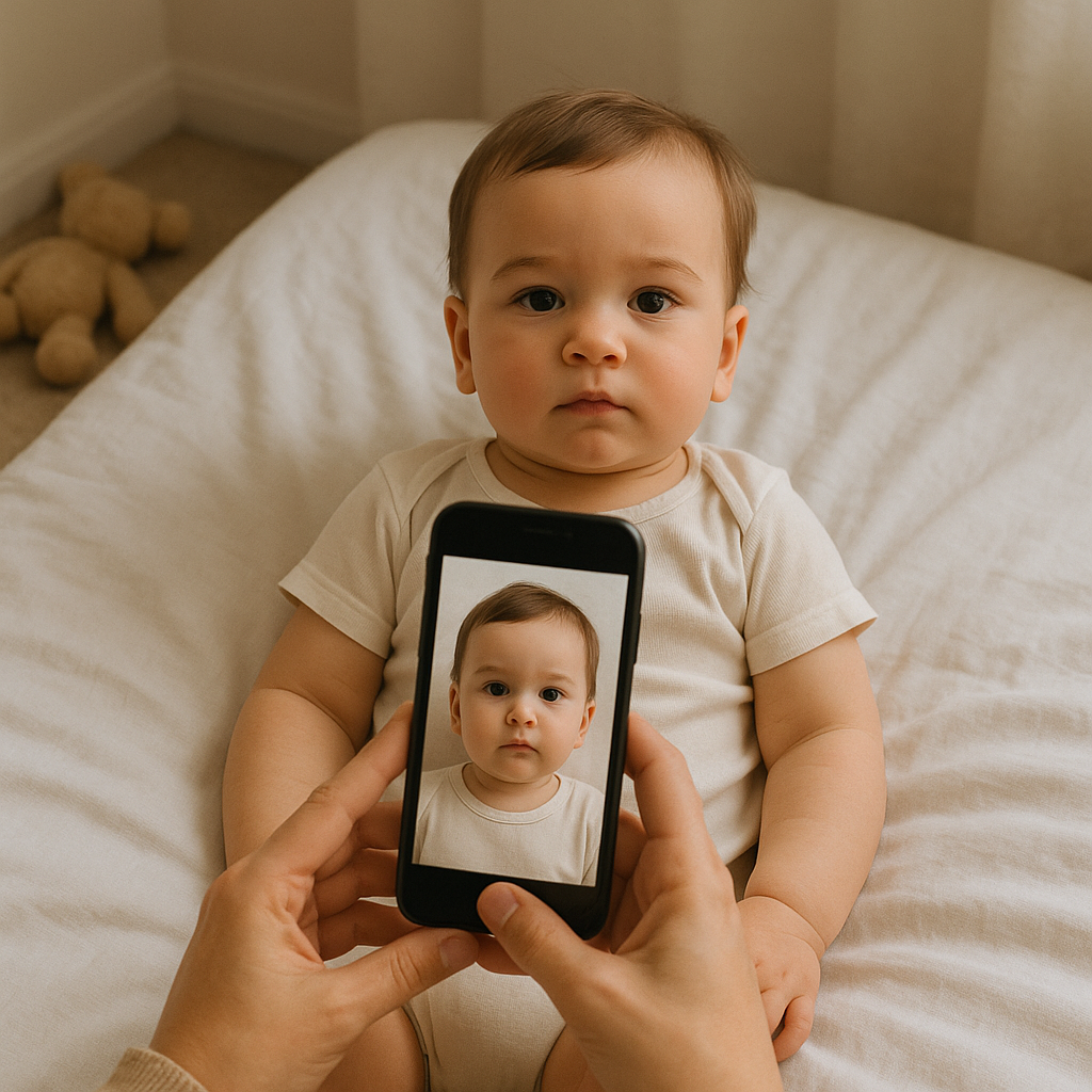Toddler Visa Photo Maker for UAE and Saudi Arabia