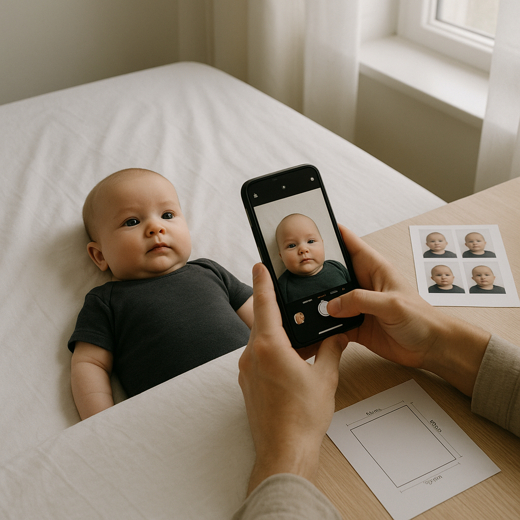 Baby Passport Photo for Canadian Visa Requirements