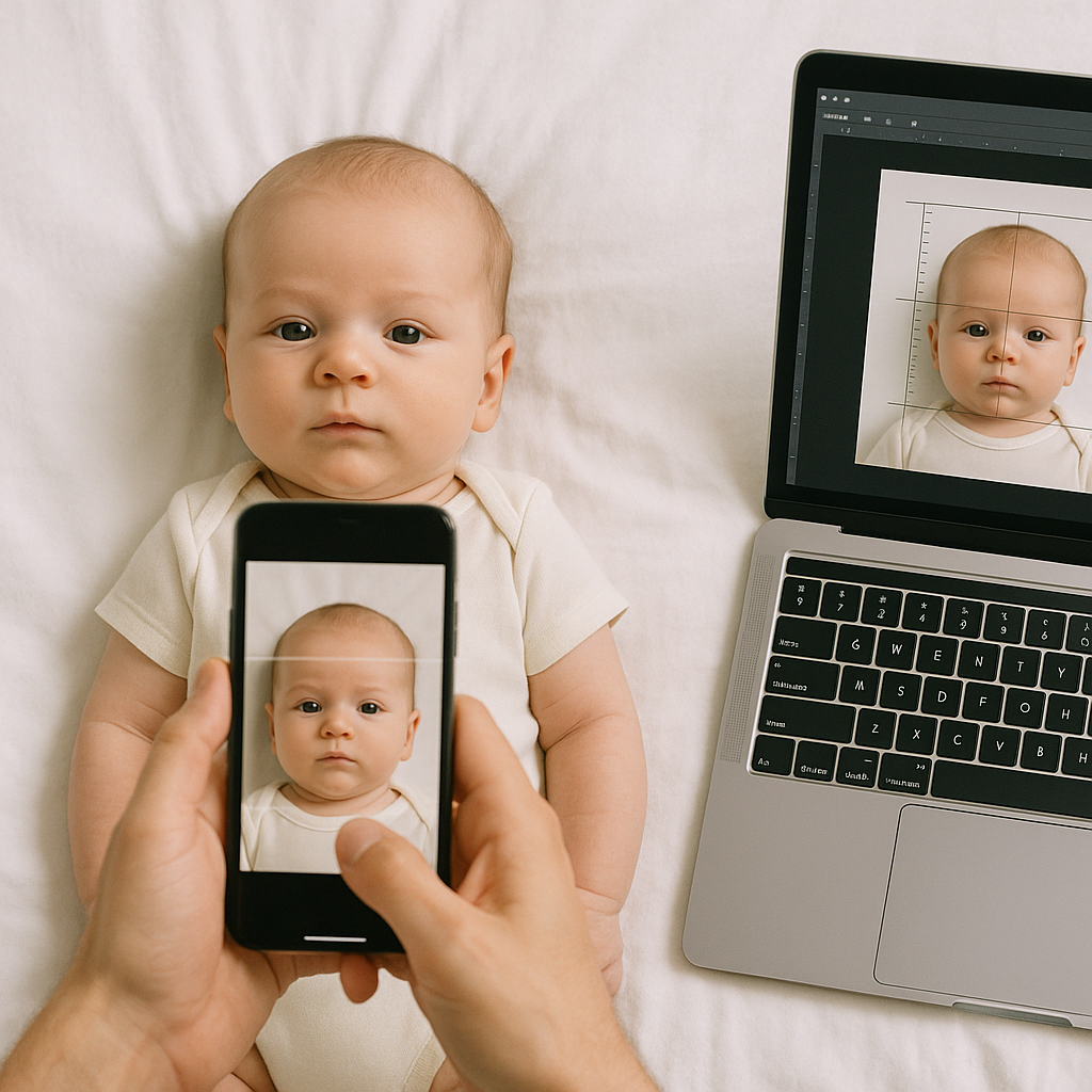 How to Crop a Baby Photo for US Passport 2x2