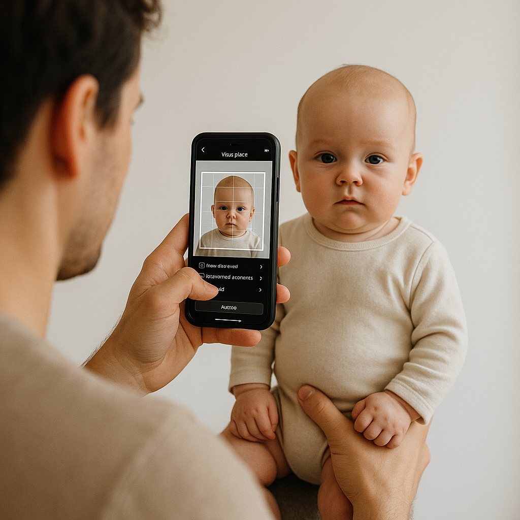 Why AI is Better for Baby Visa Photos than Photographers