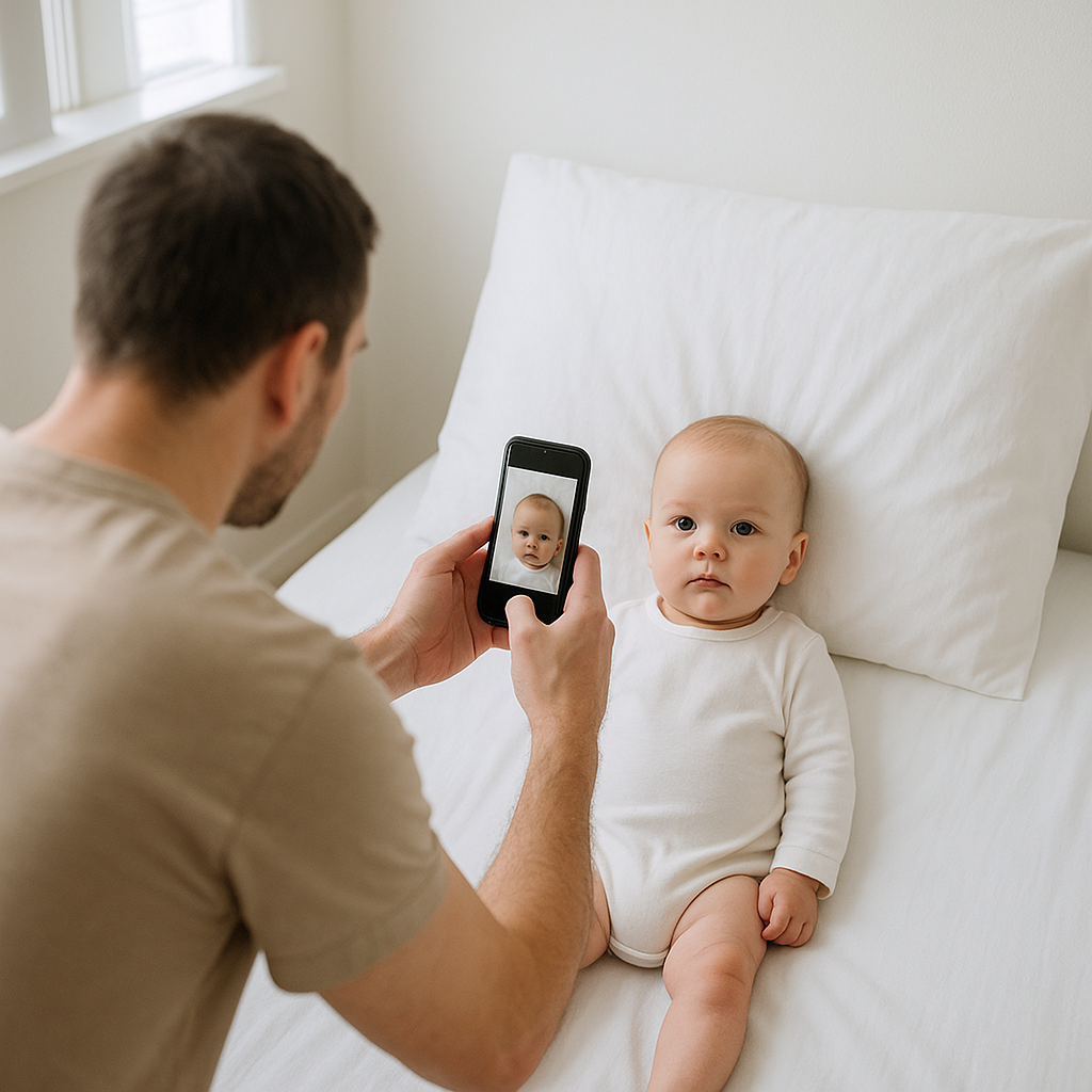 Baby Passport Photo Distance from Camera Guide