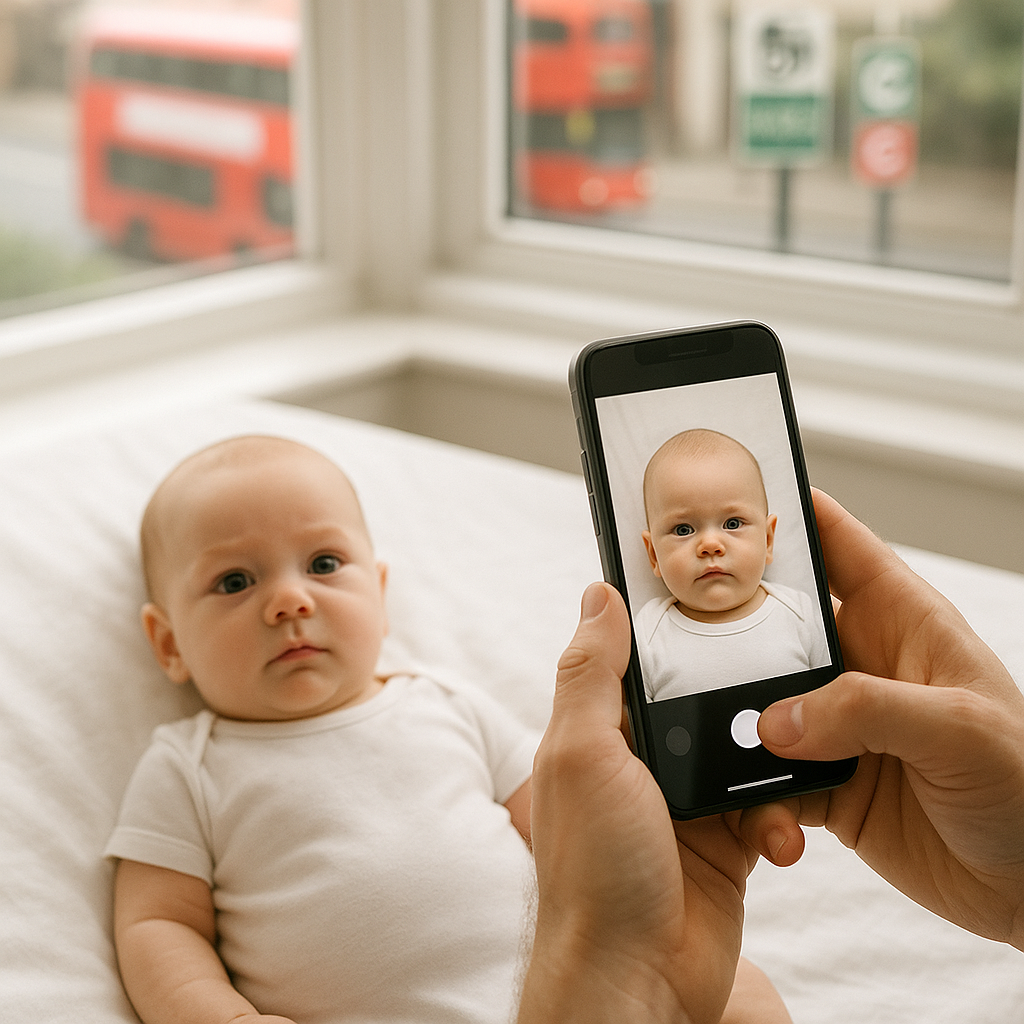 Baby Passport Photo for ULEZ and Congestion Charges