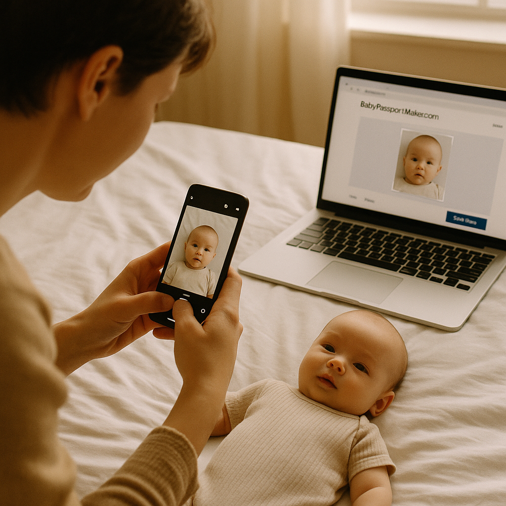 NZ Infant Visa Photo Online Generator