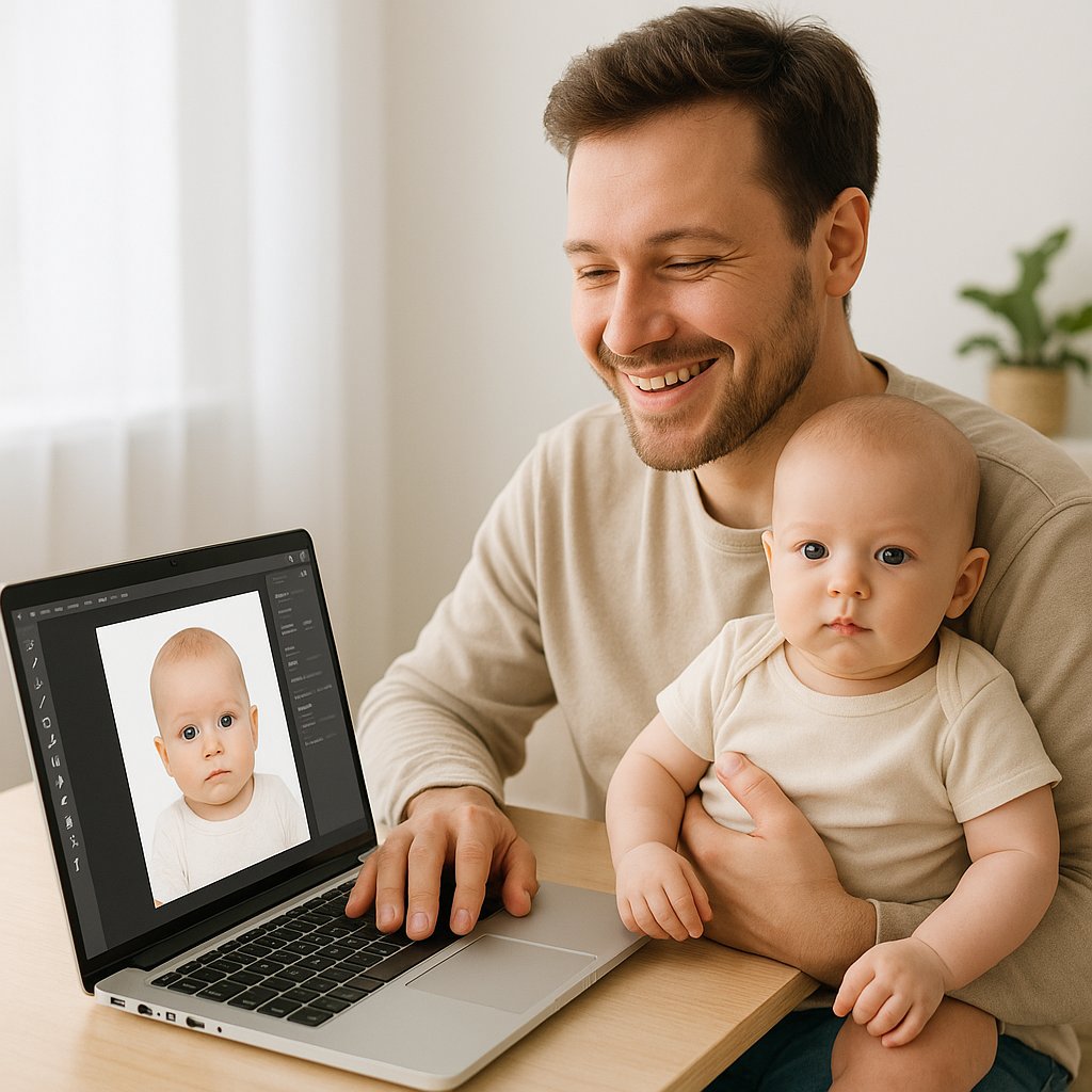 Germany Baby Passport Photo Maker (Biometrisches Passbild)