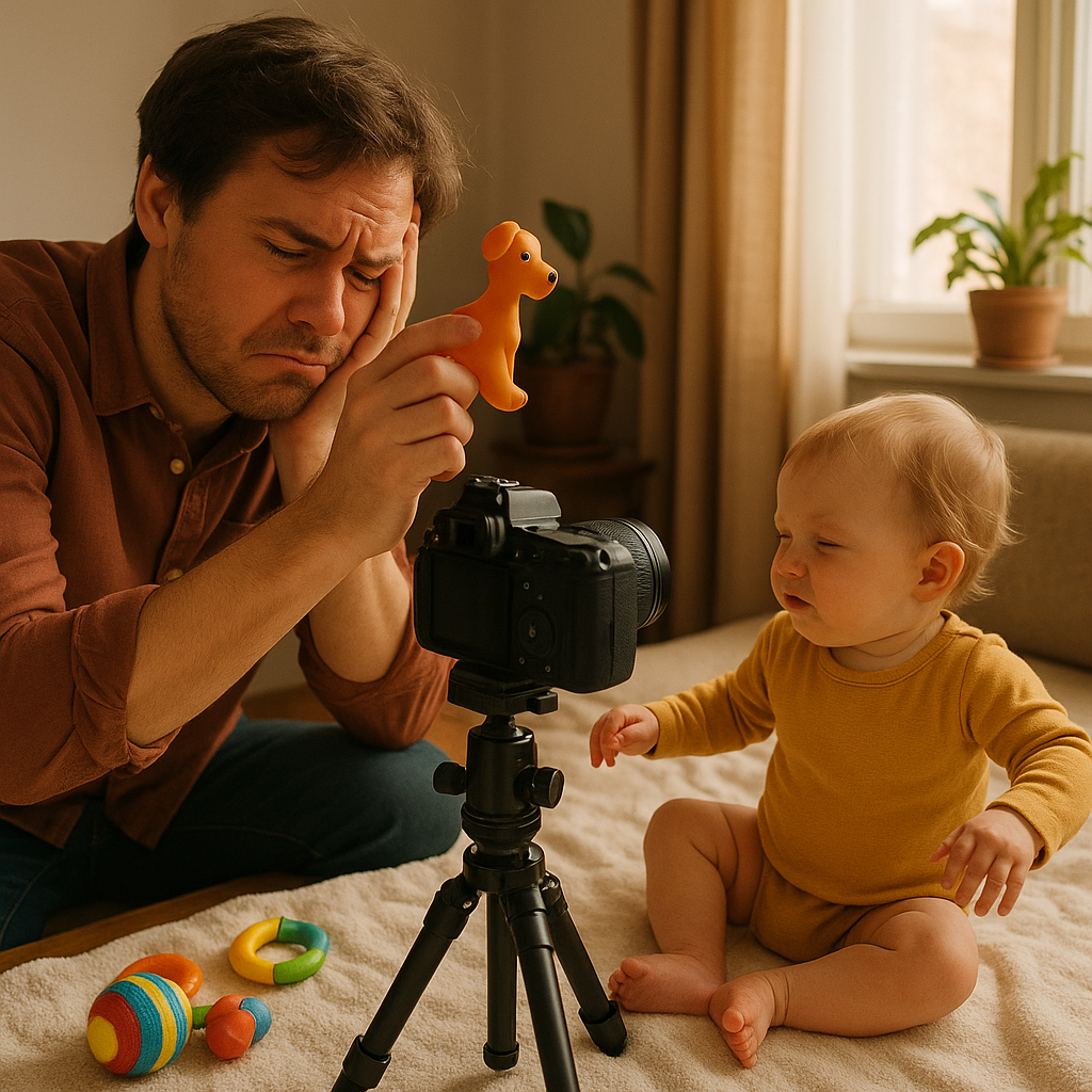 How to Get a Fussy Baby to Look at the Camera