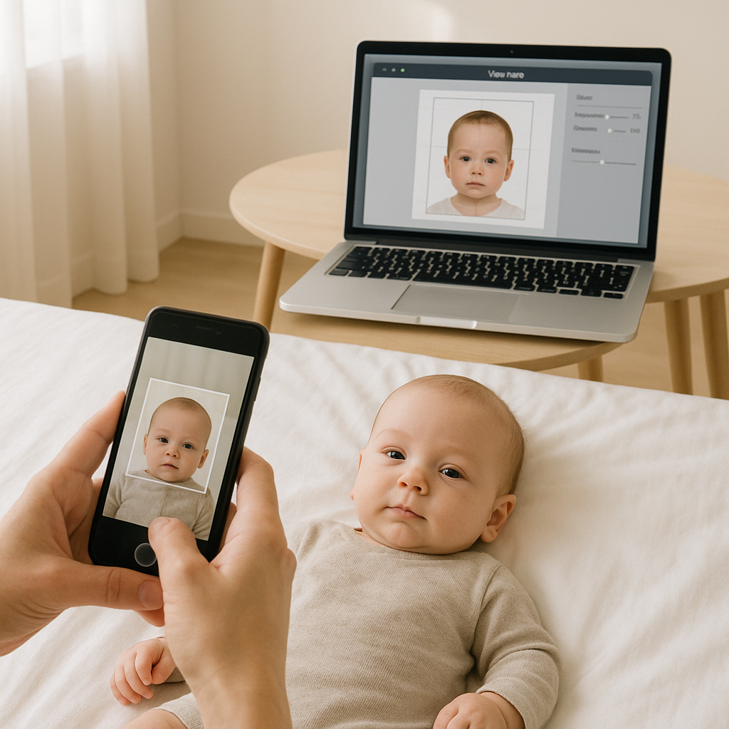 Infant Visa Photo Maker with Expert Verification