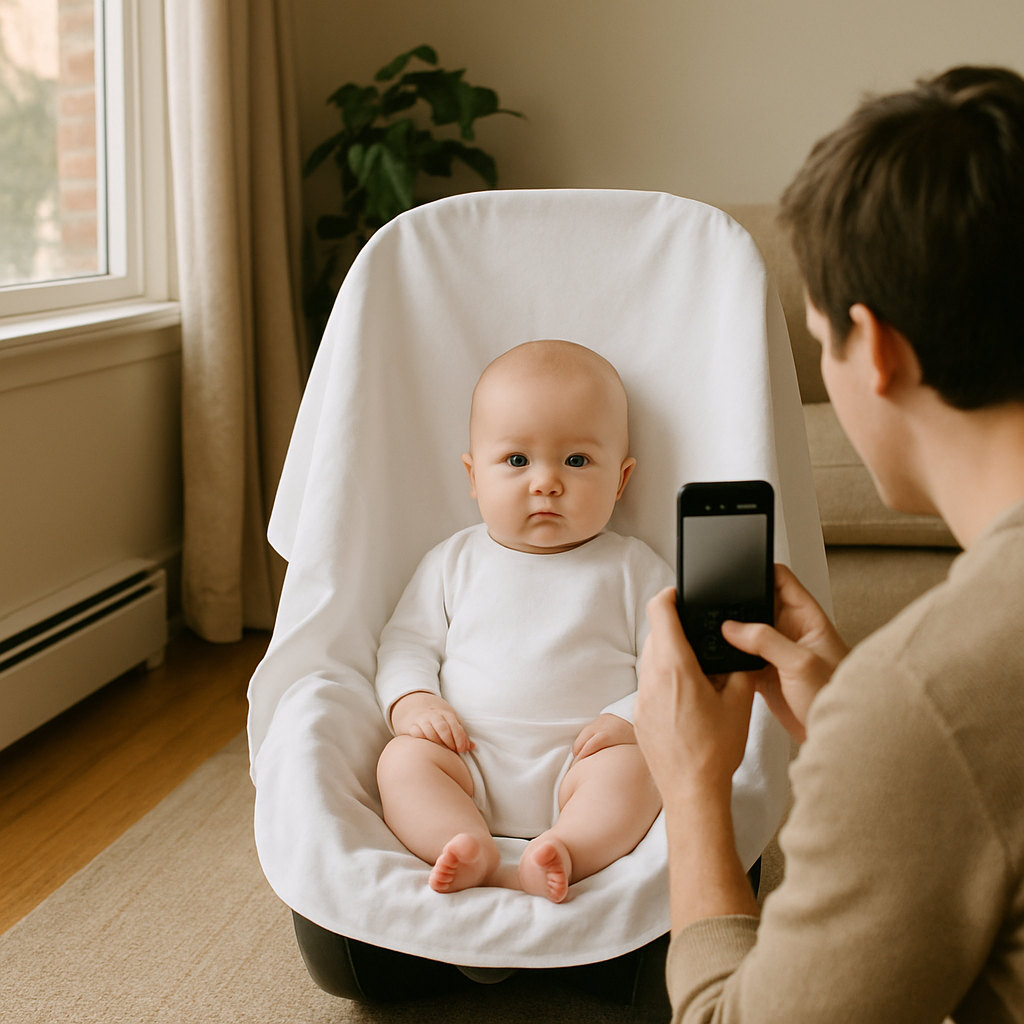 How to Position a Baby in a Car Seat for Passport Photos