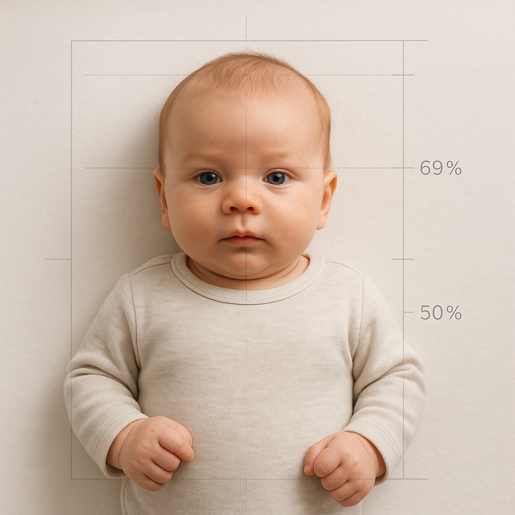 Baby Passport Photo Head Height Requirements Guide