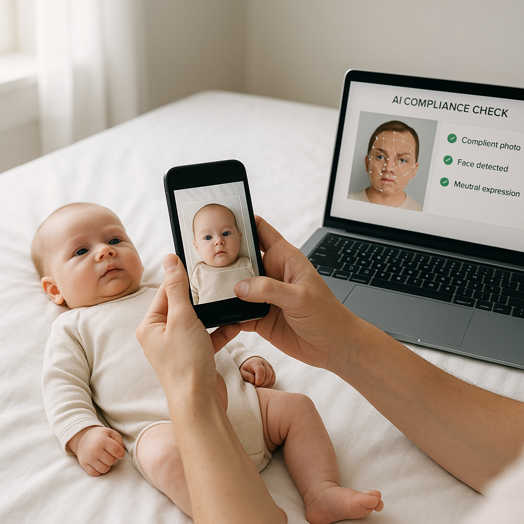 AI Tool for Baby Visa Photo Compliance Check