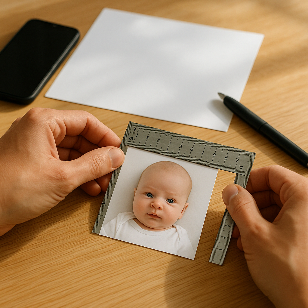 How to Measure a Baby's Head for a Passport Photo