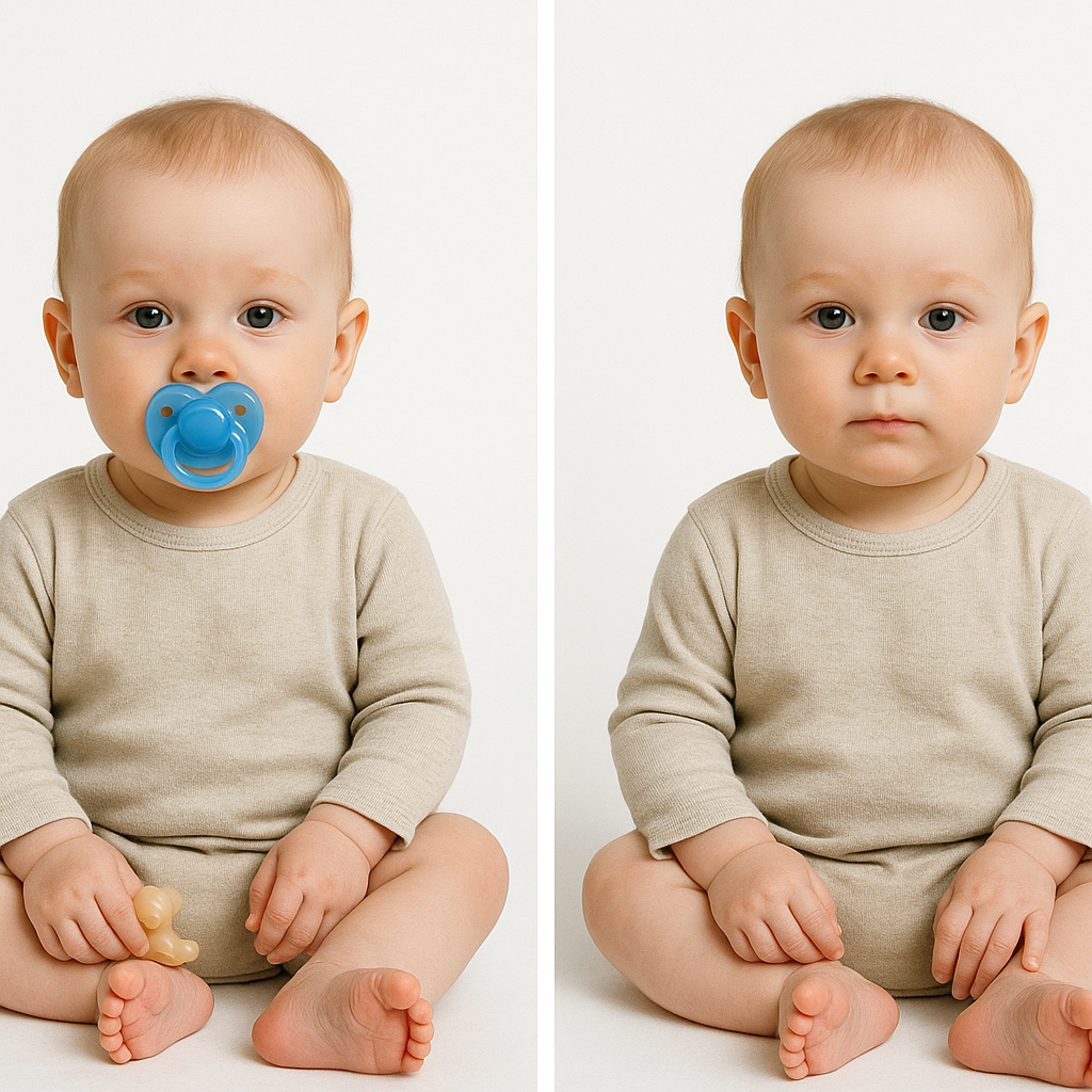 Removing Dummies and Toys from Baby Photos with AI