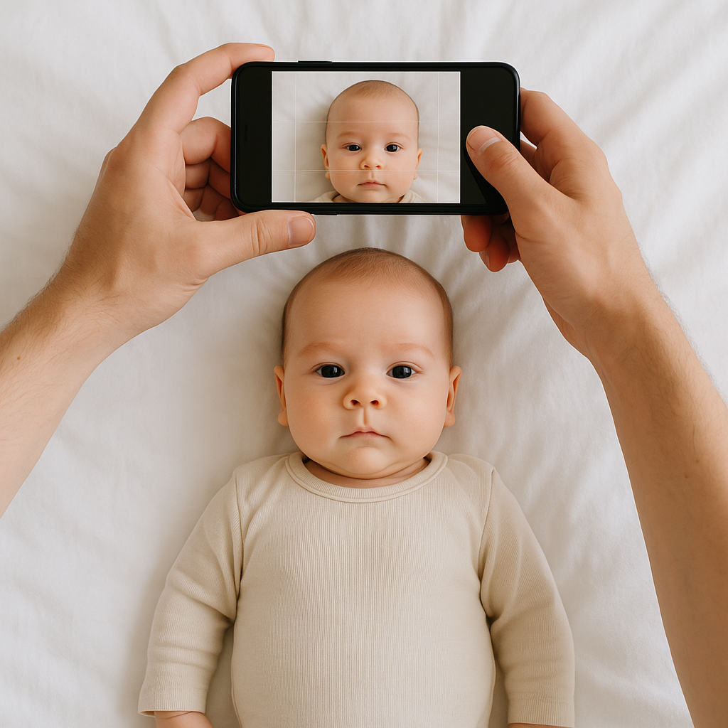Infant Visa Photo for Qatar and Gulf Countries