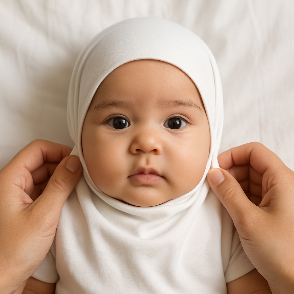 Baby Visa Photo for Religious Head Coverings