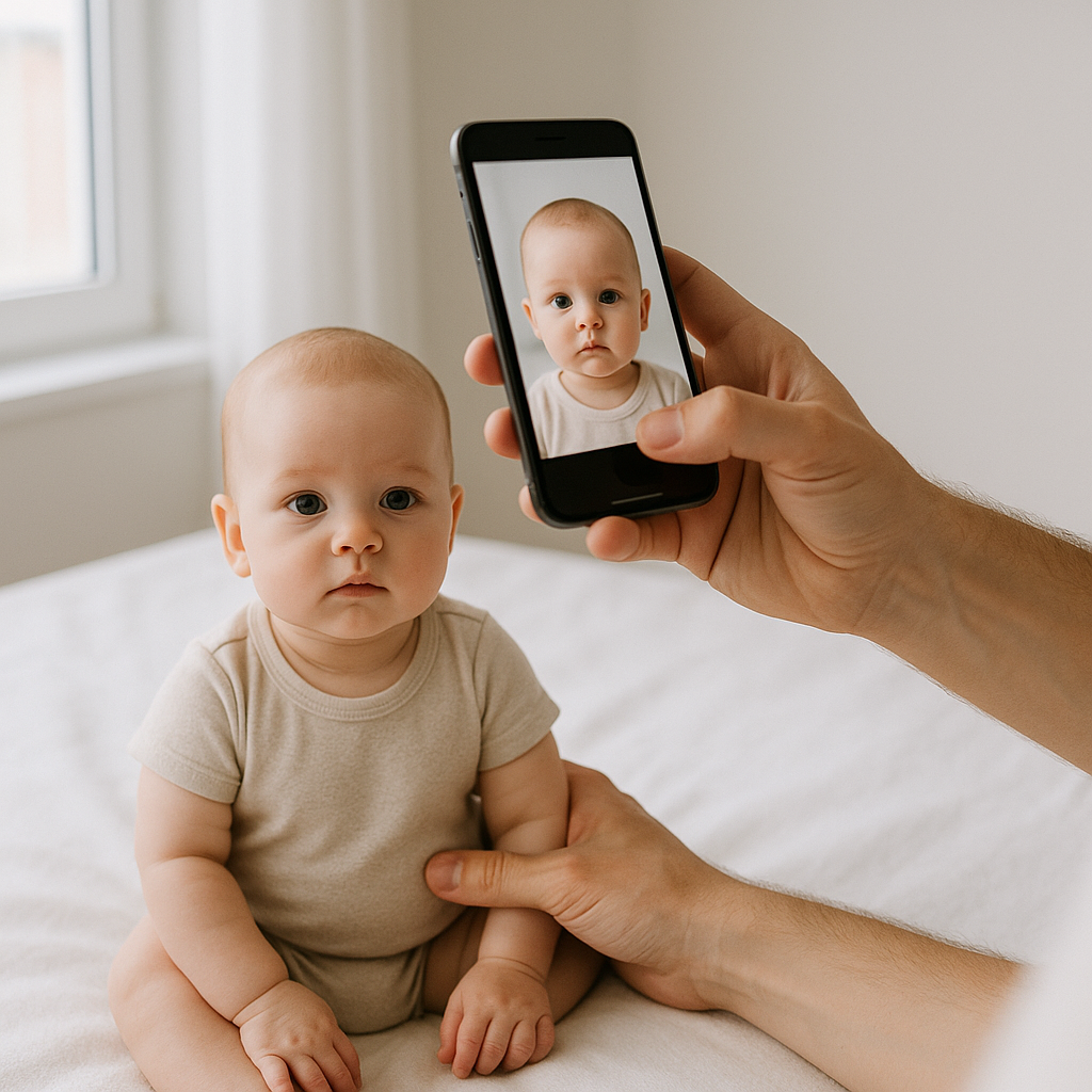 Baby Passport Photo for International Family Travel