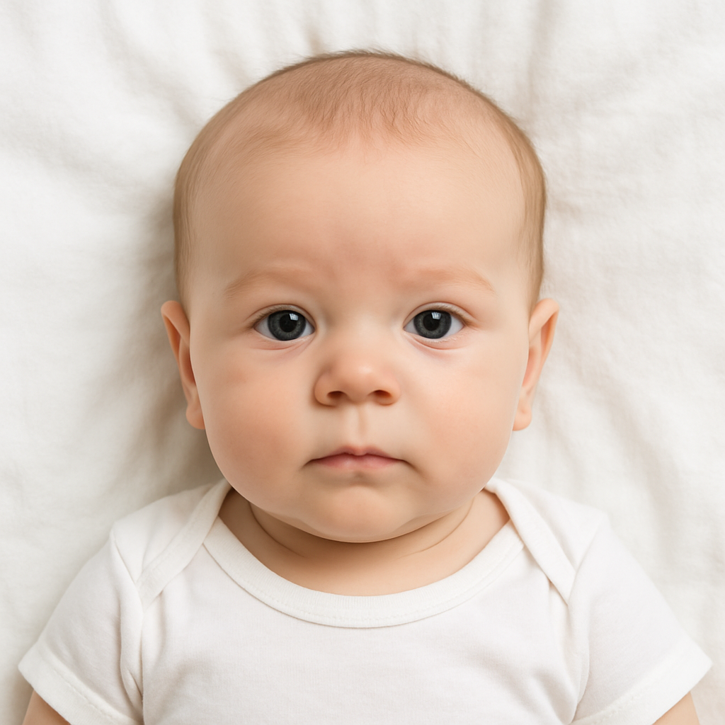 Baby Passport Photo for US Green Card and Diversity Visa