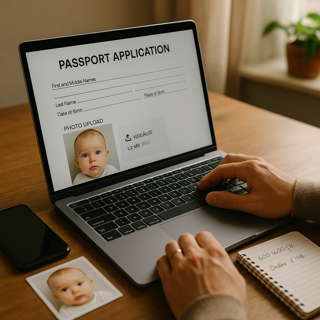 Maximum File Size for Online Baby Passport Uploads