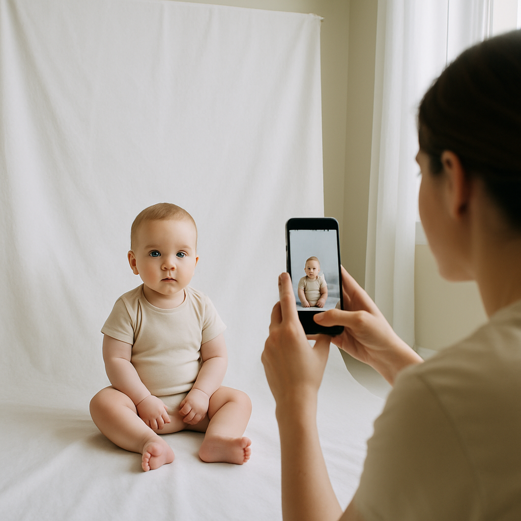 How to take baby passport photo for 12 month old
