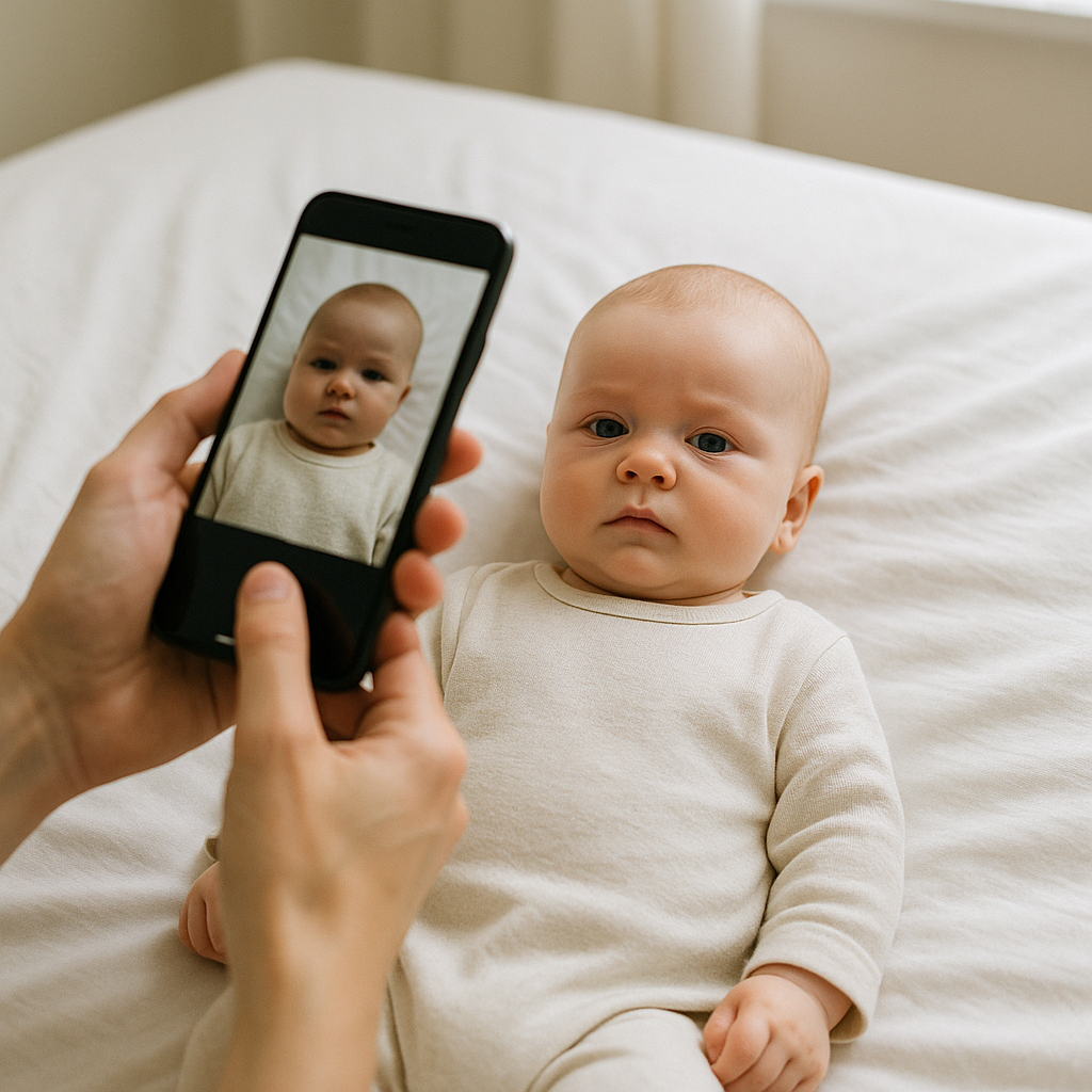 Baby Passport Photo for Paper Applications