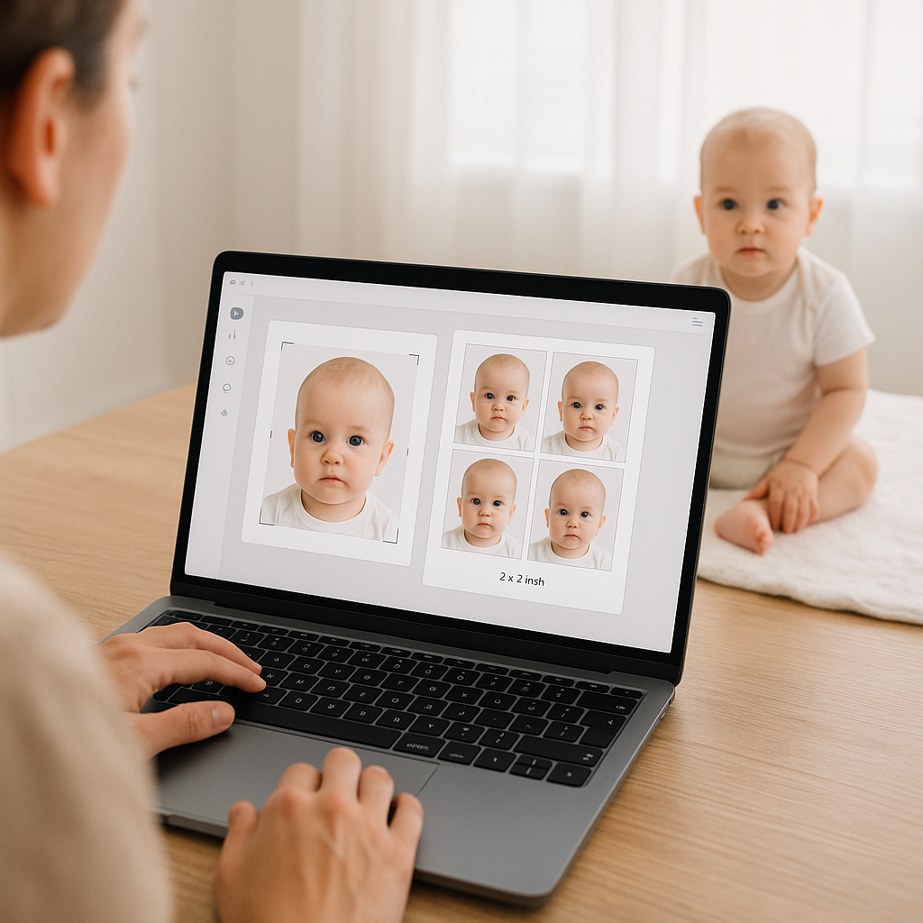 Printable Baby Passport Photo Sheet Generator
