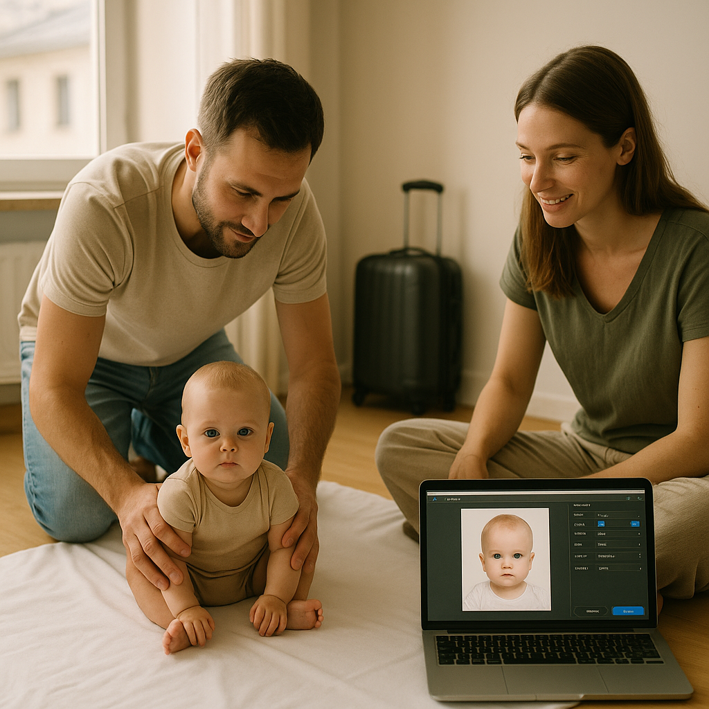 Baby Passport Photo for Expats and Digital Nomads