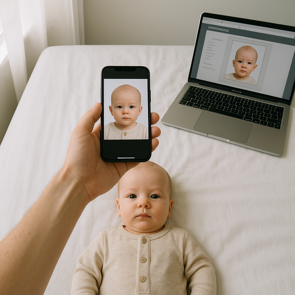 Baby Passport Photo for Student and Dependent Visas