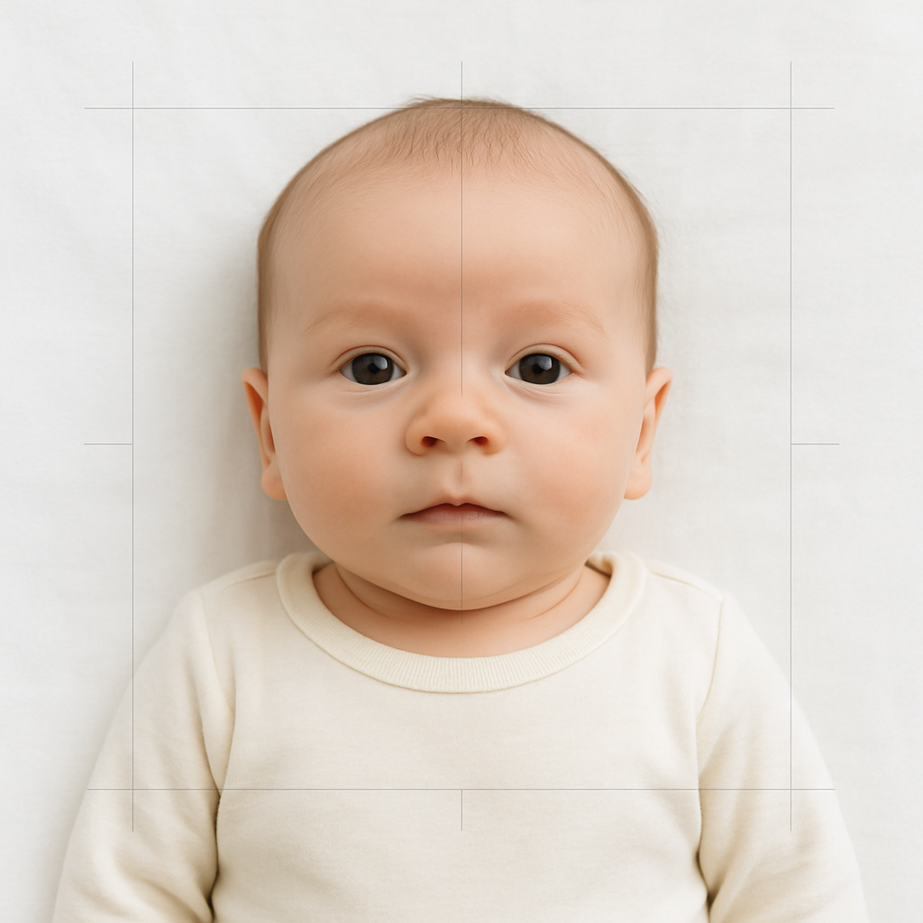 Baby Passport Photo for Liber-t and Bip Tag